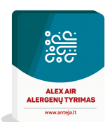 ALEX Air specifiniai IgE prieš 58 įkvepiamus alergenus